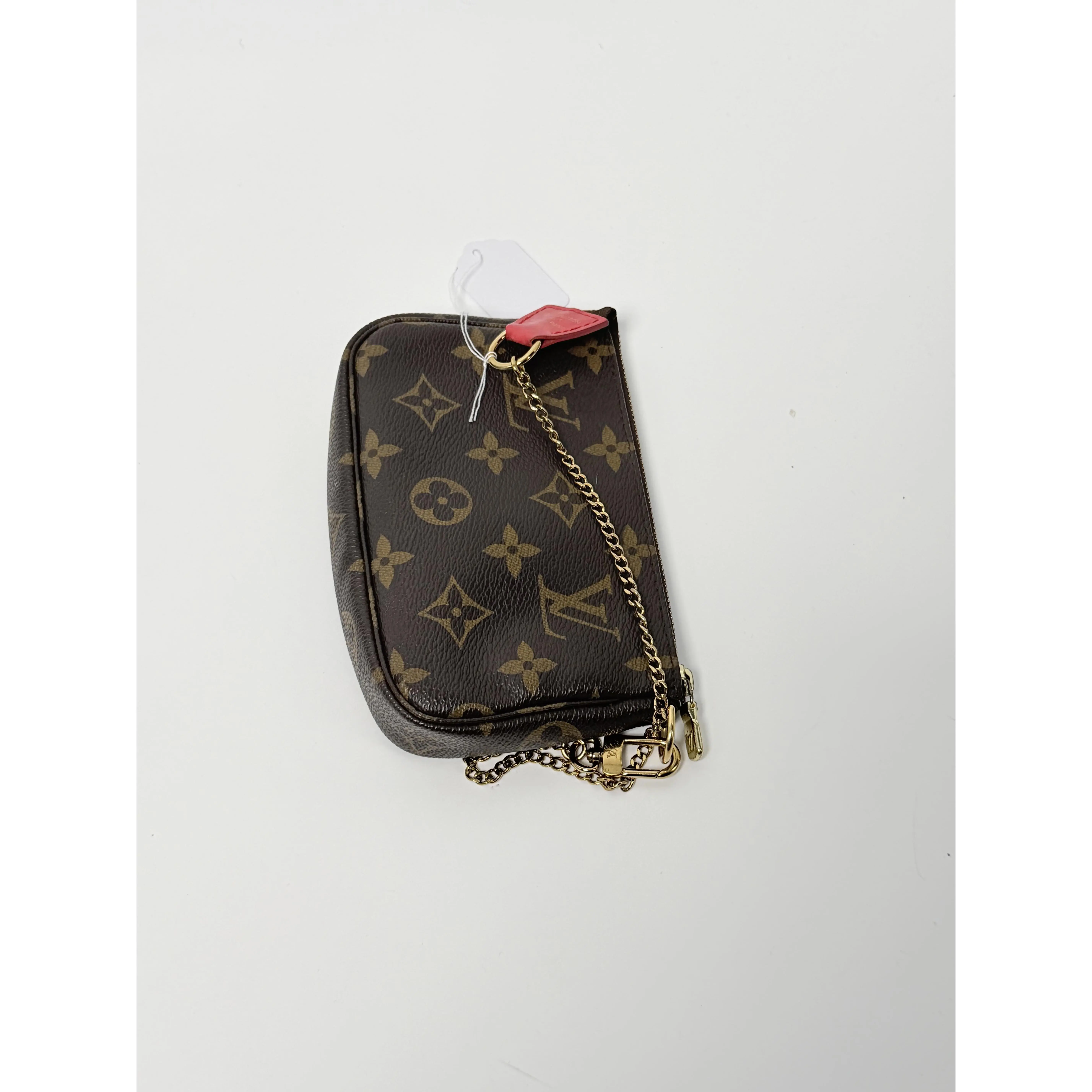 Pre-owned Louis Vuitton coated canvas Small Leather Goods Monogram Vivienne Christmas Mini Pochette JD0860LV