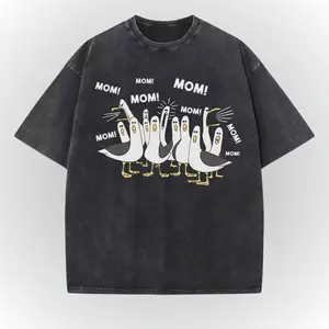 Seagulls Mom Mom Mom Washed Shirt, Nemo Seagulls Inspired Washed T-Shirt, Mother's Day Gift, Mothers Day Washed Tee