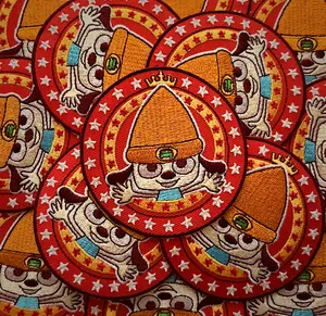 Embroidered Parrapa The Rapper Patches