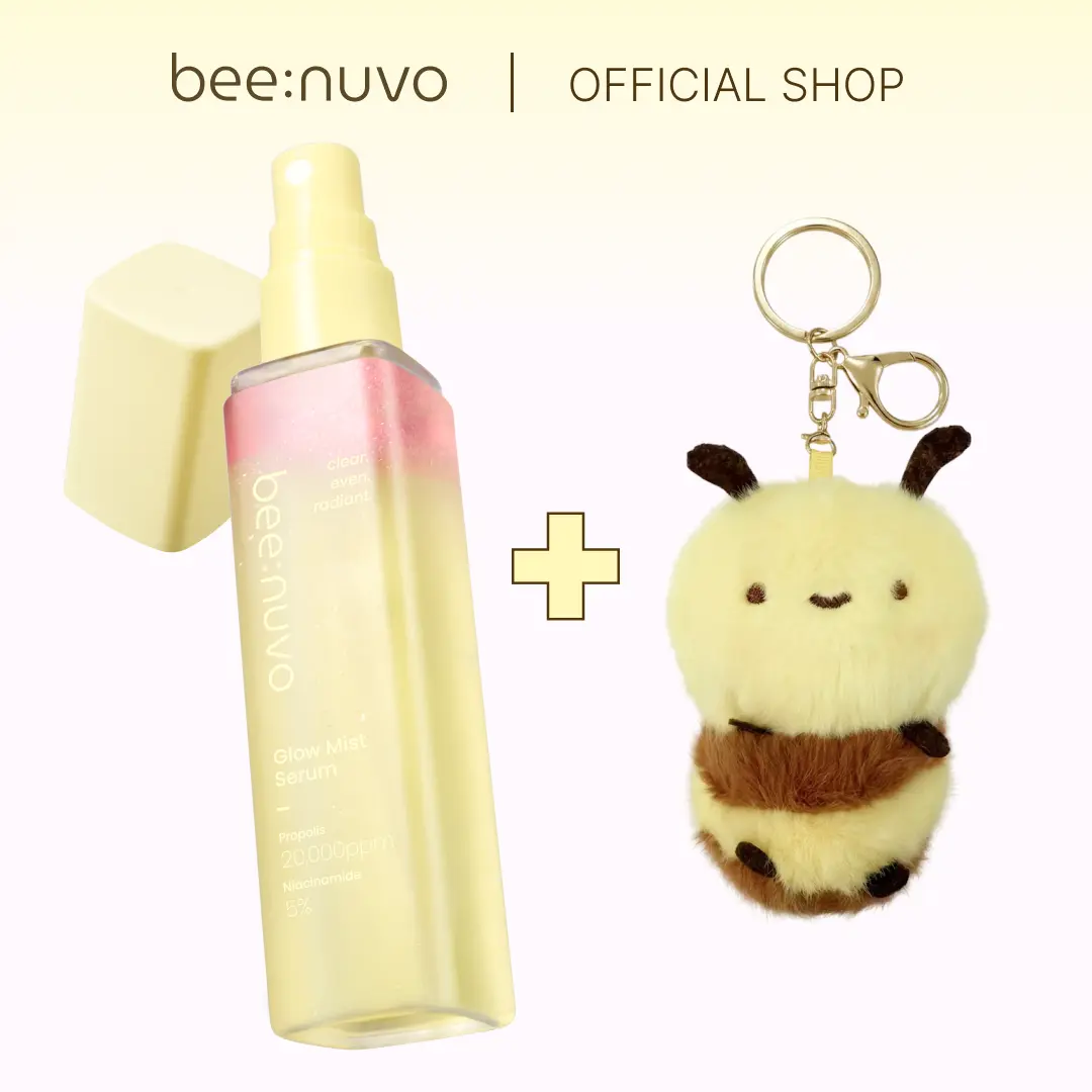 beenuvo Glow Facial Mist Serum – Dark Spot Care & Moisturizer Face Spray with Propolis + Niacinamide | 80ml | Daily Skincare