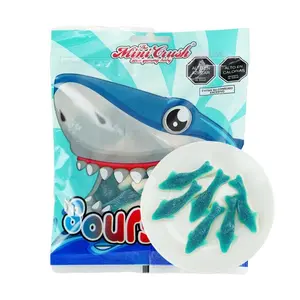 MINI CRUSH Vietnamese Shark Gummy Candy 120g - Halloween Treats, Fruity Soft Chewy Snacks