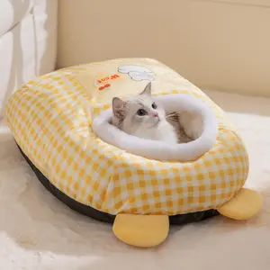 Cute Cat Bed Cat Sleeping Bag Autumn Winter Thickened Insulation Windproof Cat Mattress Dog Bed