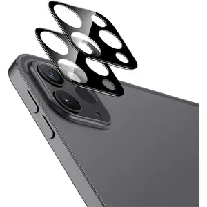 2 Pack Camera Lens Protector Compatible with iPad iPad Pro11/13 2024, Pro 12.9/11 Inch (2022/2021/2020), 9H Anti-Scratch Tempered Glass, HD Clarity, 3D Full Coverage