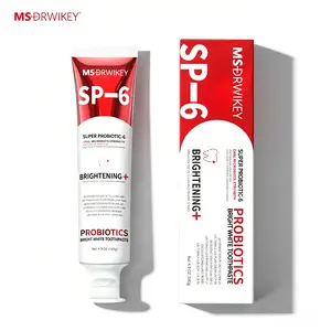 MSDRWIKEY SP-6 Toothpaste | Advanced Oral Care with Probiotics | Long-Lasting Fresh Breath & Enamel Protection | 4.59oz