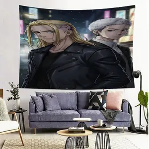 Takashi Mitsuya-7 Hanging Banner for Home Decor, University Dorm Bedroom Living Room Wall Decoration, Multi-Purpose Party Decorations