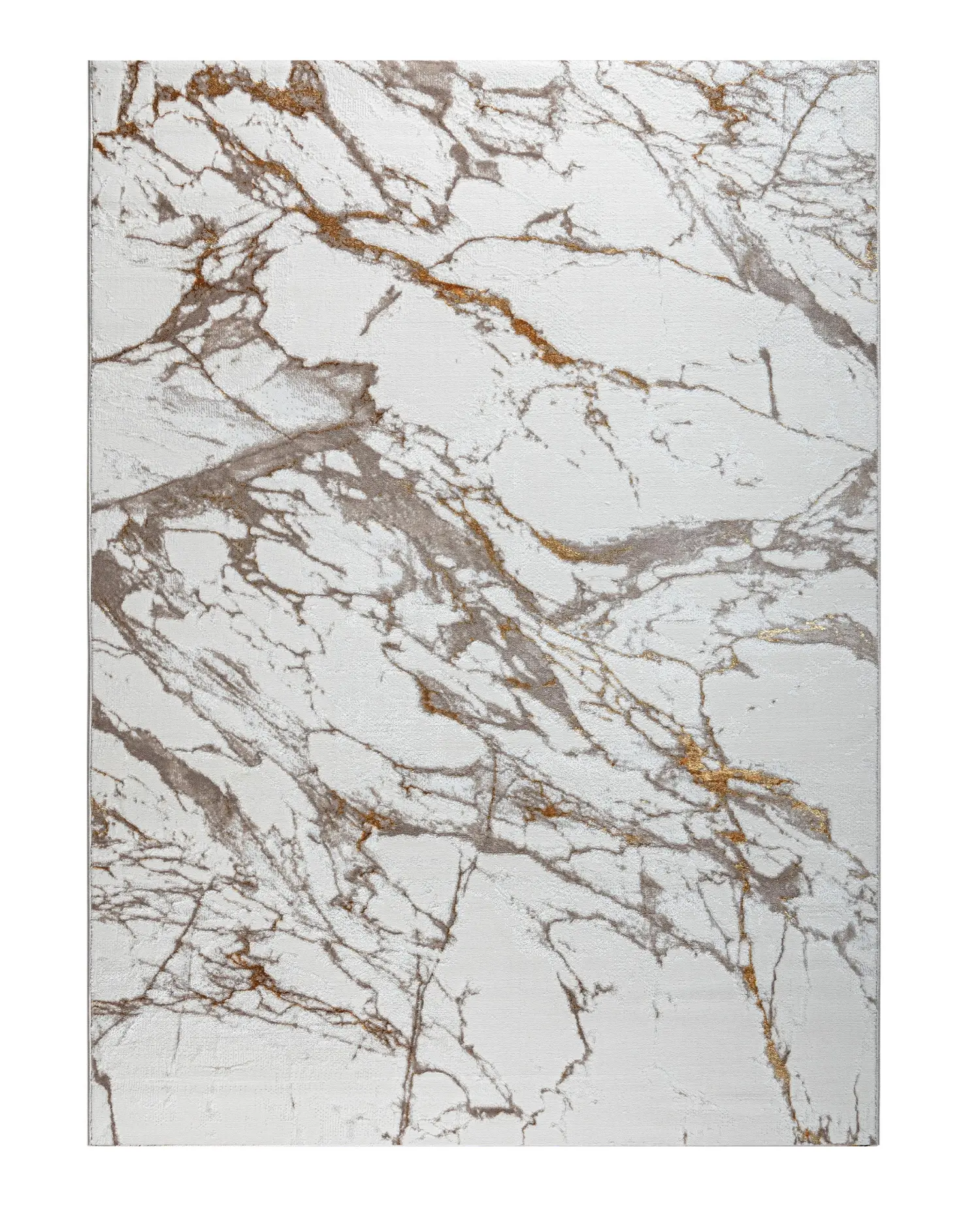 Turkish Area Rug Gamma Premium Collection GOLD/BEIGE 0692A