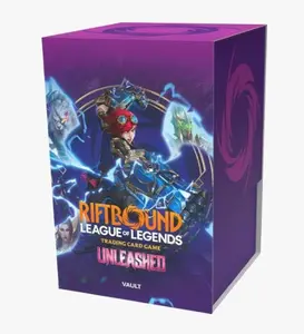 Riftbound League of Legends Unleashed Vault Sealed Trading Card Box, Official TCG, Authentic Collectible Trading Cards