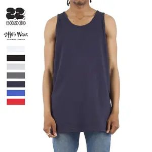 SHAKAWEAR Men's Comfort Tank Top SHAKA WEAR Lightweight Sleeveless T Shirt Casual Hip Hop Cotton Tee Gym Workout Outdoor Big (S to 5XL)