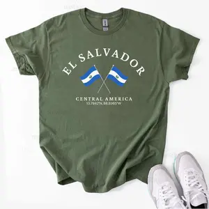 El Salvador T-shirt, El Salvador Sweatshirt, Central America Shirt, Soft and Comfortable Pullover Sweatshirt, El Salvador Gift Cotton Fabric
