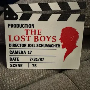 The Lost Boys Clapperboard - 3D Printed The Lost Boys Clapperboard for Spooky Lovers