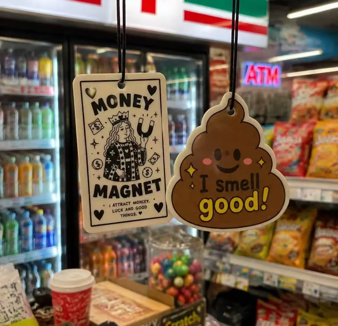 Good Things Are Coming Hanging Car Air Freshener, Positive Vibes Scented Card for Cars, SUVs and Trucks