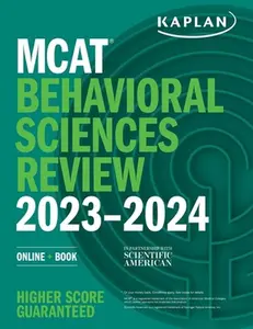 USED-MCAT Behavioral Sciences Review 2023-2024: Online + Book by Kaplan Test Prep (Paperback)