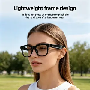 Smart Bluetooth-compatible Sunglasses, Wireless Stereo Touch Control, Ip4 Waterproof Sweatproof, Outdoor Cycling Commute, Music Call Dual Use Shades