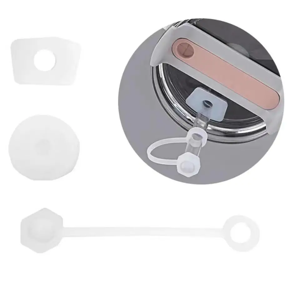 Stanley Cup Anti-spill Stopper Kit, Modern Silicone Anti-spill Stopper, Glass Cup Accessories Compatible with Stanley Cup 1.0/2.0 Universal Edition 40