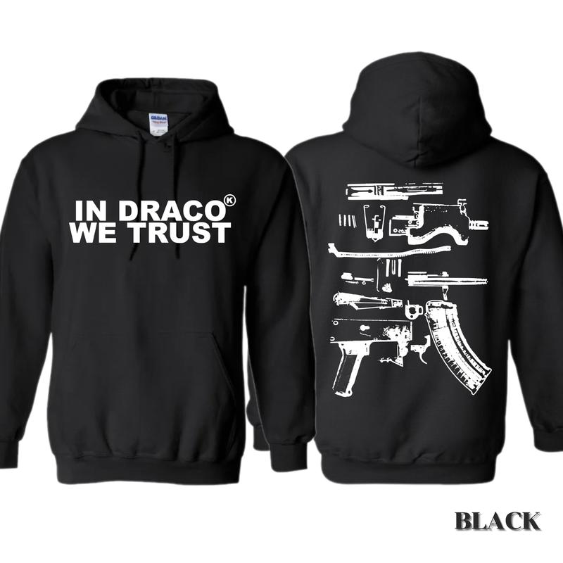 [Sale Up To 45%] We Trust Hoodie , In Draco We Trust Hoodie - Full Color - All Sizes Design, Casual Menswear Top, Unisex for Men for Women, 100% Cotton