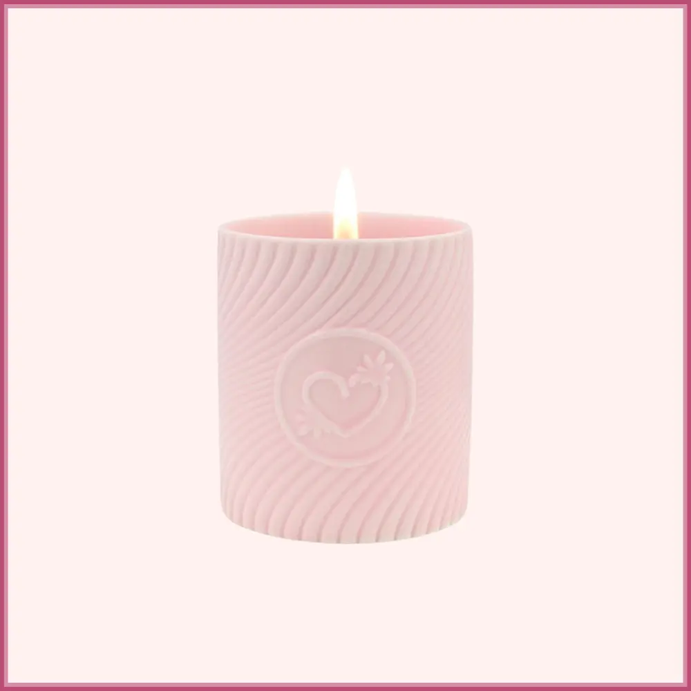 Pink Massage Candle - Strawberries & Champagne