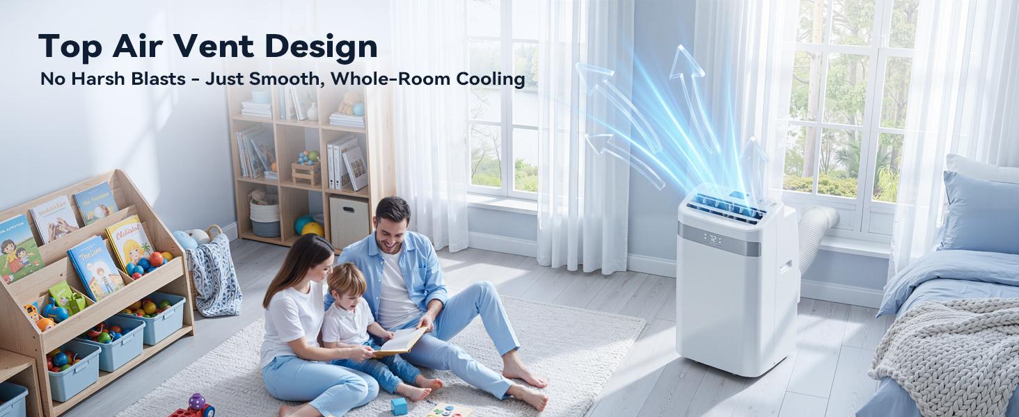 TEHANLD 2026 Model 12000 BTU Portable Air Conditioner, 4-in-1 Cooling+Fan Unit for 550 Sq.Ft Rooms, with Dehumidifier, Remote Control, Sleep Mode, 24H Timer, Window Kit for Large Room, Office TEHANLD 2026 Model 12000 BTU Portable Air Conditioner, 4-in-1 Cooling+Fan Unit for 550 Sq.Ft Rooms, with Dehumidifier, Remote Control, Sleep Mode, 24H Timer, Window Kit for Large Room, Office