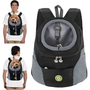 Cat Backpack Bubble Pet Backpack with Mesh Window, Portable and Foldable Cat Bag, Breathable and Lightweight Dog Bag for Dogs Cats, Dog Backpack, Breathable and Comfortable Dog Backpack, Hands-Free for Travel Hiking OutdoorPets