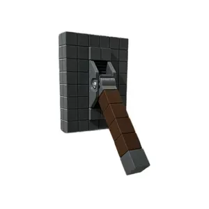 Minecraft Inspired Universal Light Switch Kit with Brick Design and Handle Decorative Modern Practical Versatile Use Compact