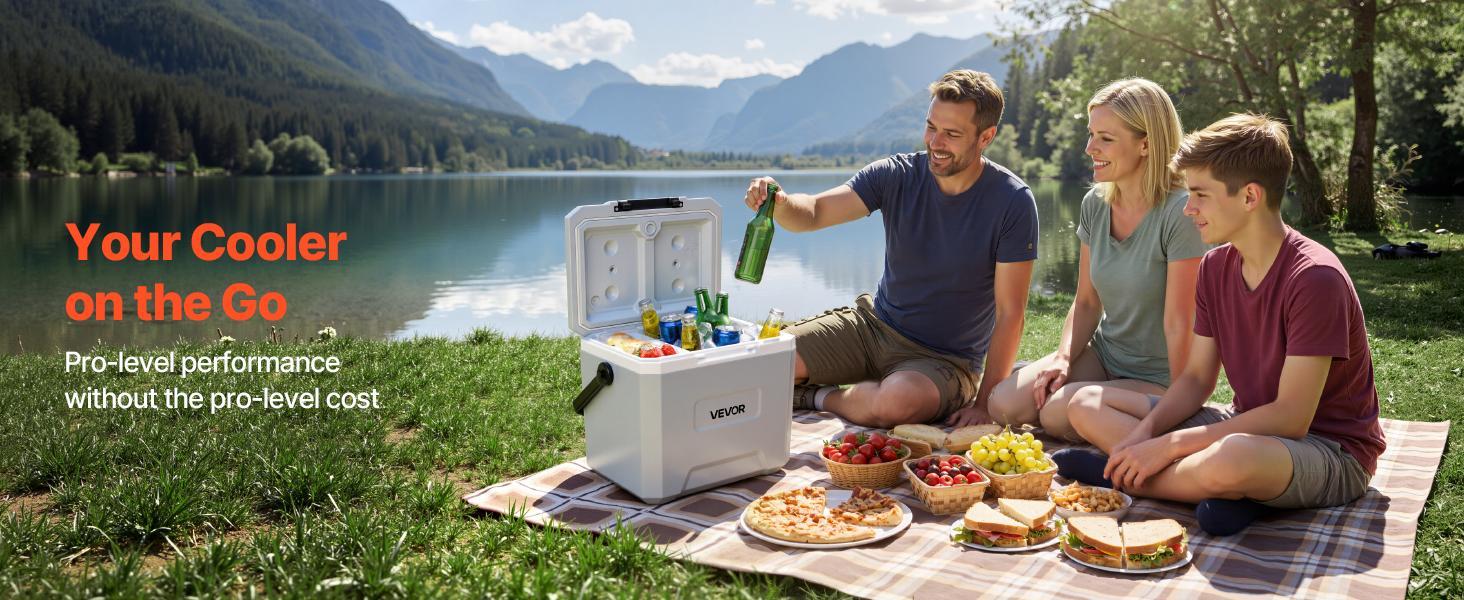 VEVOR 17QT Hard Cooler, Portable Travel Cooler with Leak-Resistant Coolbox, 48-Hour Cooling, Insulated Chest, Cooler Carry Handle, Ultra-Light Camping Gear and Equipment for Outdoor Trips, Camper Cooling Solutions, Hiking/Camping VEVOR 17QT Hard Cooler, Portable Travel Cooler with Leak-Resistant Coolbox, 48-Hour Cooling, Insulated Chest, Cooler Carry Handle, Ultra-Light Camping Gear and Equipment for Outdoor Trips, Camper Cooling Solutions, Hiking/Camping