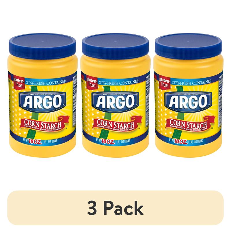 100% Pure Corn Starch, 16 Oz (3 Pack)