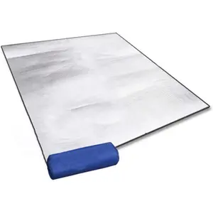 Reflective Aluminum Foil Thermal Insulating Foam Camping Mat Blanket - Heat Insulation Sleeping Tent Pad for Outdoor Camping Hiking Travel Backpacking