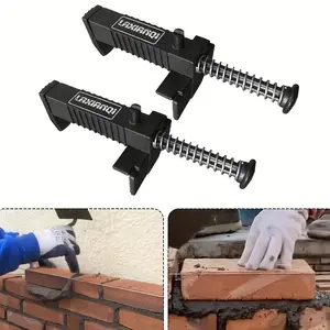 Bricklaying Measurement Tool, Durable Engineering Plastic & Stainless Steel, Perfect Alignment, Ideal for Bricklayers & DIY Projects, Measuring Ruler