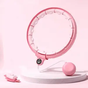 Lazy Exercise Hoop,Lazy Gospel Work Out at Home Fitness Hoop for Lazy People to Exercise,15 LinksDetachable & Size Adjustable,Any TimeAnywhere and Count Portable Fitness Exercise Hoop for Women,Sports Fitness Equipment, Gymtok infinityhoops