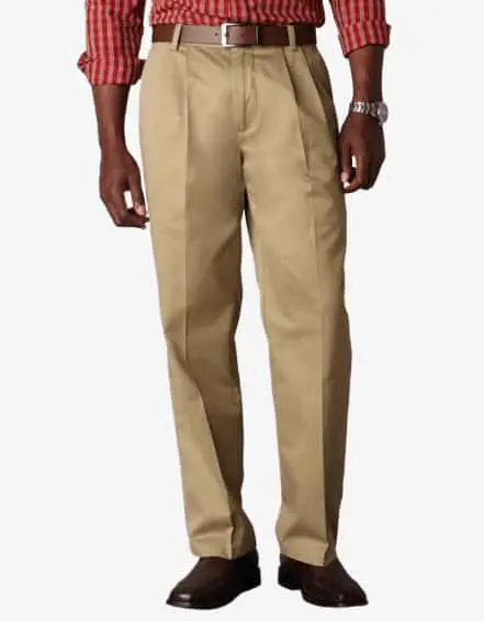 Dockers D3 Origional Classic Fit, Pleated Front Khakis #40443