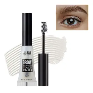 KISS New York Brow Fixer All-Day Extreme Hold, Long-Lasting Hold for Sculpted, Transfer Proof, Non-Sticky Finish, Adjustable Volume, Quick-Set Formula