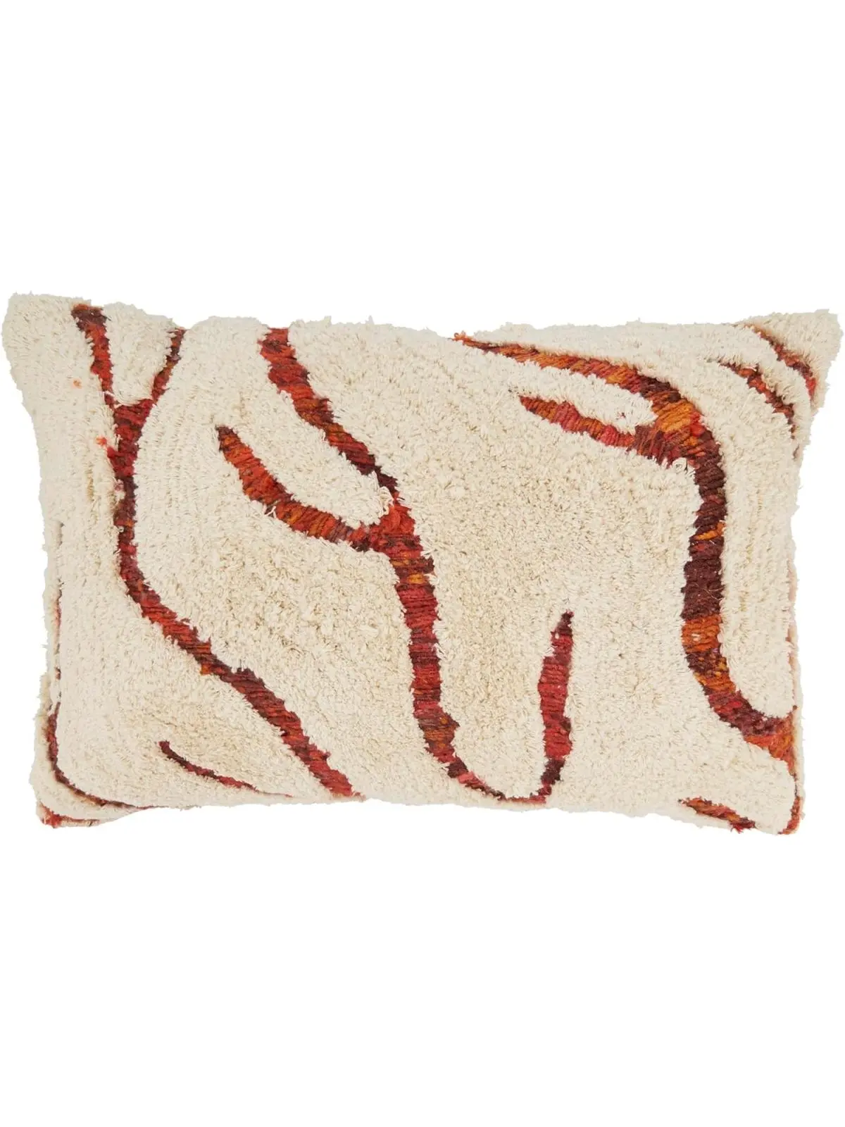 Saro Lifestyle 2131.TC1624BD 16x24 in. Embroidered Tufted Symmetry 100% Cotton Rectangular Throw Pillow - Down-Filled, Terracotta, Solid Back, Zipper Closure, Hand Wash Only, No Bleach, for Home Room Decor Living Room 100% Cotton Standard Pillows, Nature