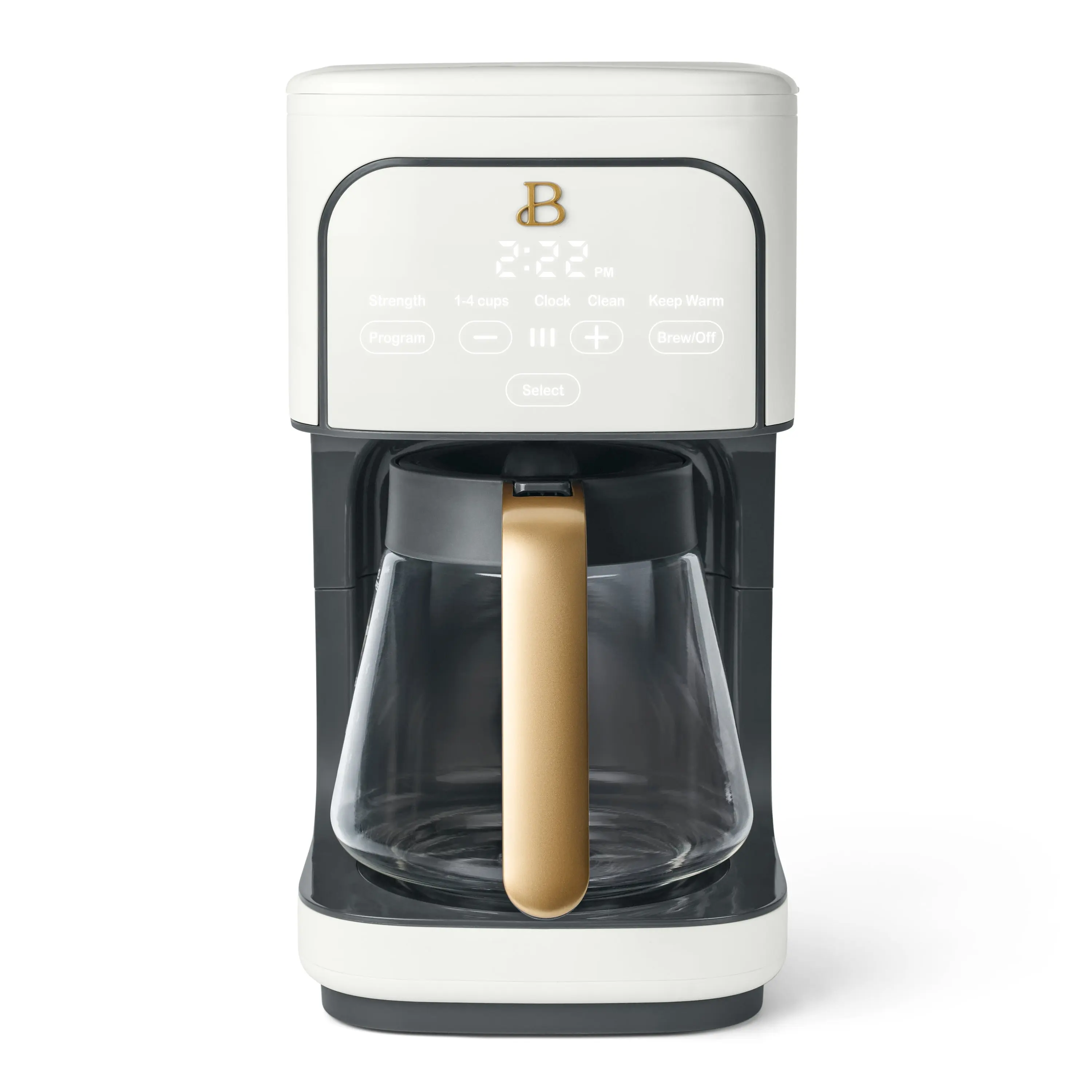 Beautiful 12-Cup Programmable Coffee Maker by Drew Barrymore, Digital Coffee Machine with Programmable Brewing, For Home Kitchens & Everyday Coffee, Drip Coffee Maker, Automatic Coffee Maker