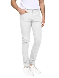 NE PEOPLE Mens Basic Classic Solid Color Skinny Fitted Stretch Jeans (26-40)