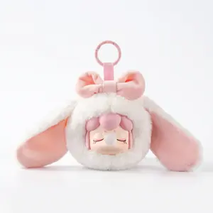 Rolife Nanci Plush Figure Stuffed Animal Bunny Cute Cat Soft Toy Kawaii Mini Plush Doll for Girls Kids Collectible Anime Gift Versatile Use Perfect for Kids