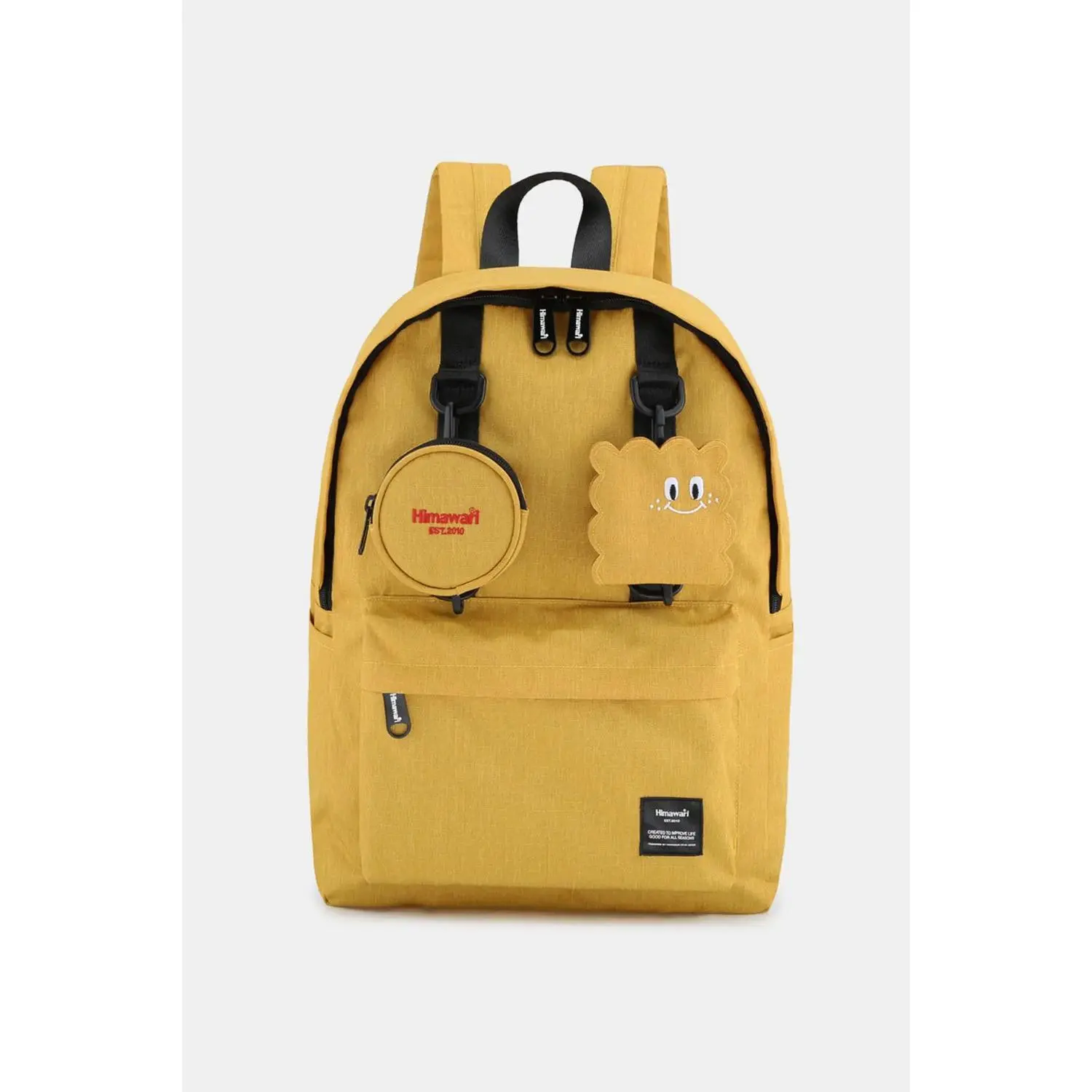 Himawari Waterproof Canvas Backpack Bag with Removable Coin Purse