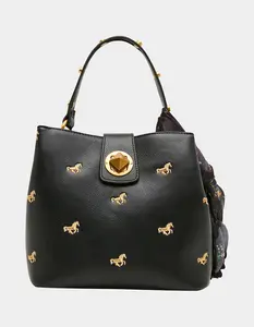 Betsey Johnson Unbridaled Bucket Black