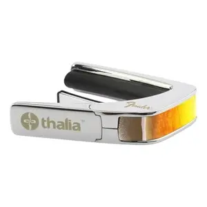 Thalia Guitar Capo - Fender Officially Licensed w/Fender Specific Fret Pads (Sunburst w/White Perine Logo)