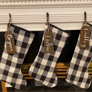 Christmas Wood Stocking/Gift Tags
