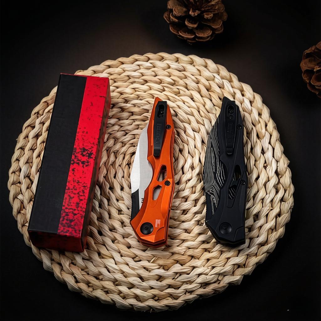 7650 Premium EDC Folding Knife, CPM 154 Steel, Aluminum Handle, Multiple for Outdoor & Daily Carry 