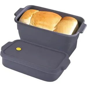 Silicone Baking Mold, Nonstick Easy Release Rectangle Silicone Bread Loaf Pan, Meatloaf, Banana Bread, Brownies, And Quiche - Send Goods From Local Warehous