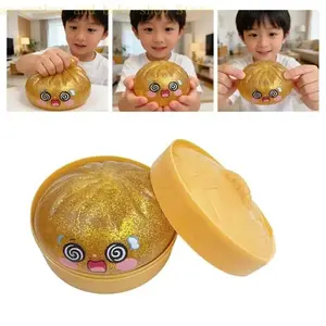 Steamed Stuffed Bun Sensory Squeeze Toy For Adults Kids Hand Exercise Stress Relief Squeeze Toy Office Study Relaxatio Dompling