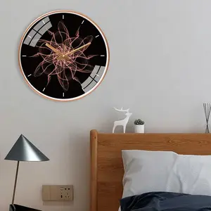 Retro Luxury Clock Black Modern Minimalist Wall Watch Living Room  Bedroom Hanging On The Wall Creative Fashion Decoration Clock