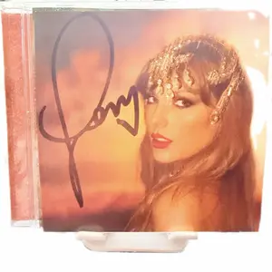 Taylor Swift the life of a showgirl signed CD