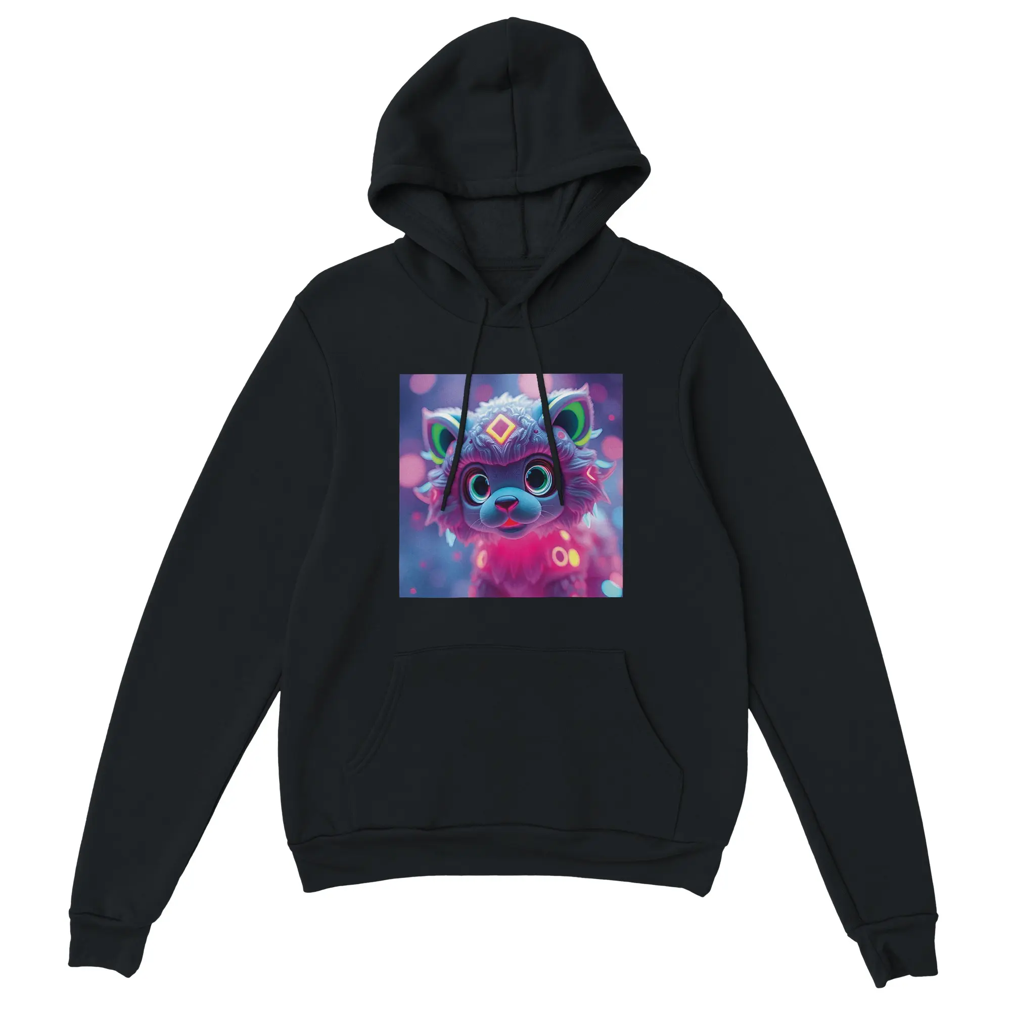 Gildan Classic Unisex Pullover Hoodie 18500 Heavy Blend Soft Cotton Polyester Double Lined Hood Drawstring Front Pouch Pocket Rib Knit Cuffs Waistband Medium Size with Colorful Graphic Design