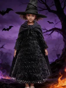 Magic Bad Witch Cosplay Glinda Dress Wedding Evening Gown for Girls Performance All Seasons Party Style