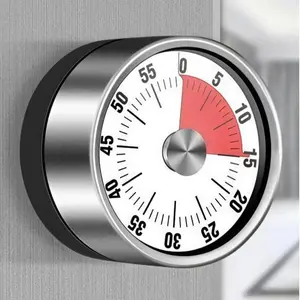 Visual Countdown Mechanical Timer | Magnetic No-Battery Alarm for Cooking Baking Home Time Management