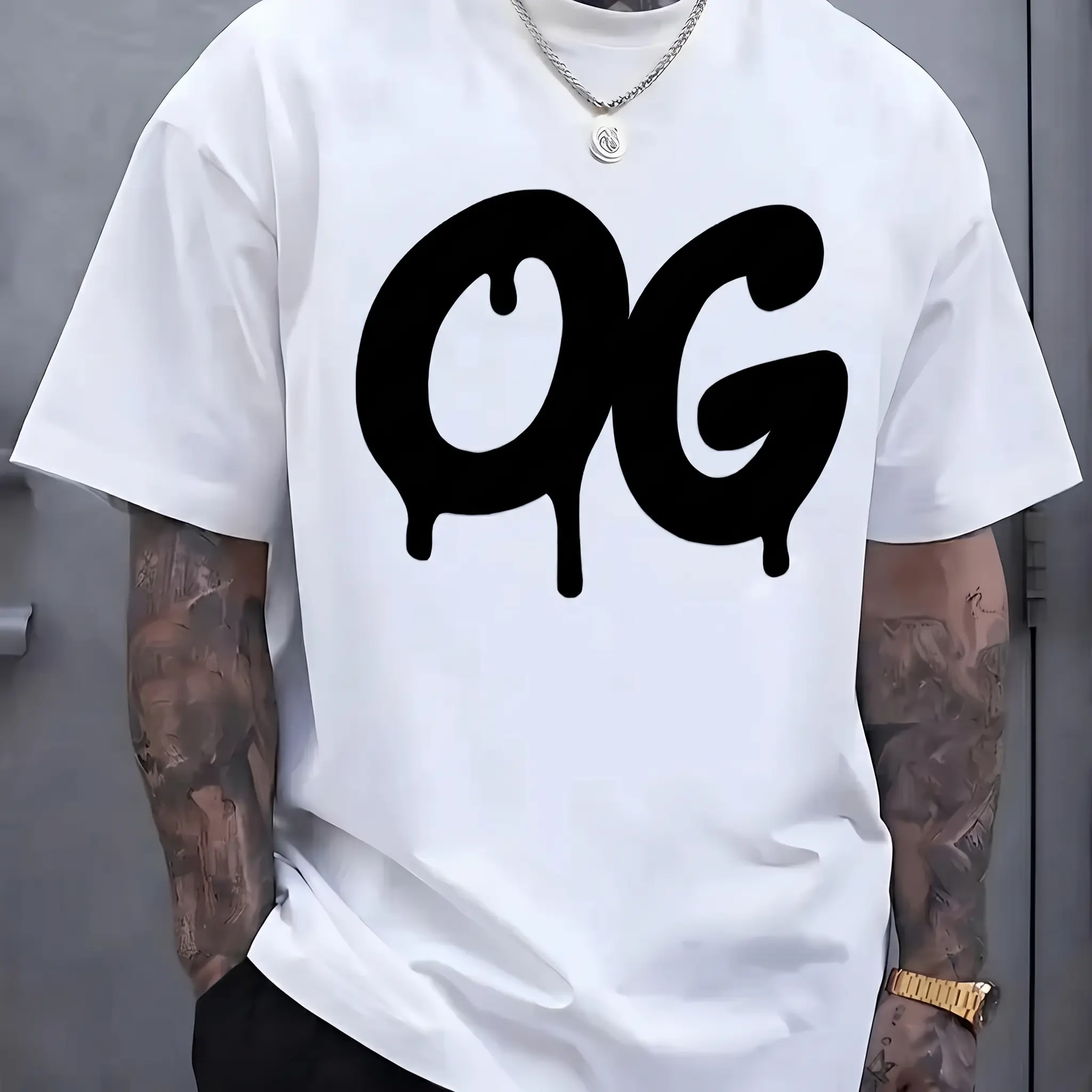 OG Drip Graphic T-Shirt Men Women | Hip Hop Streetwear Oversized Tee | Humorous Urban Style Loose Fit Casual Cotton Top