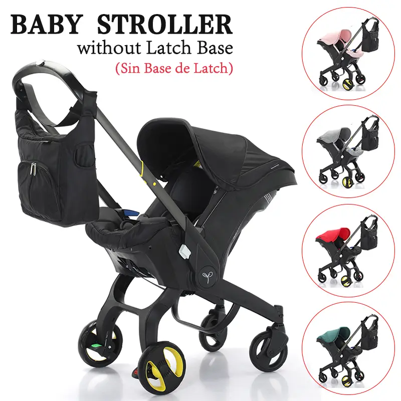 (No Have Base)Baby Stroller with a Bag,High Quality & Multi functional Newborn Stroller, 4 Wheel Travel stroller for Baby, Foldable Infant Stroller wi