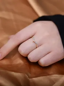 S925 Sterling Silver Crown Design Artificial Zircon Inlaid Ring, Fashion Accessories for Women & Girls, Trendy All-match & Exquisite Jewelry for Birthday Gift