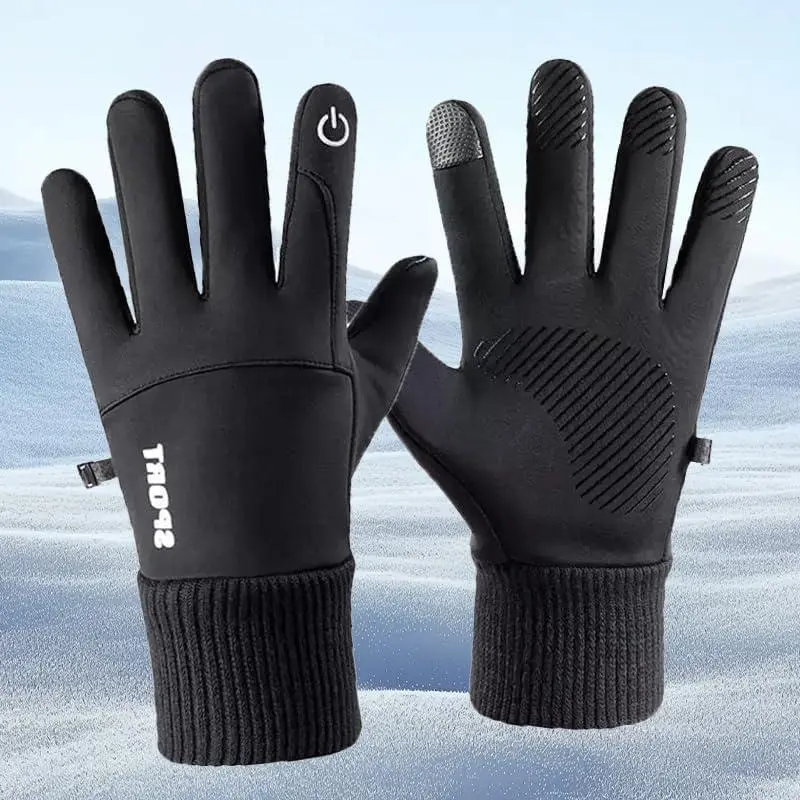 Winter Thermal Gloves with Touchscreen Fingers for Men and Women, Liner for Running, Cycling, Driving, and Hiking
